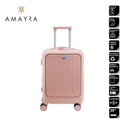 AMAYRA 67.8022K20 Valija 20 pulgadas Rosa