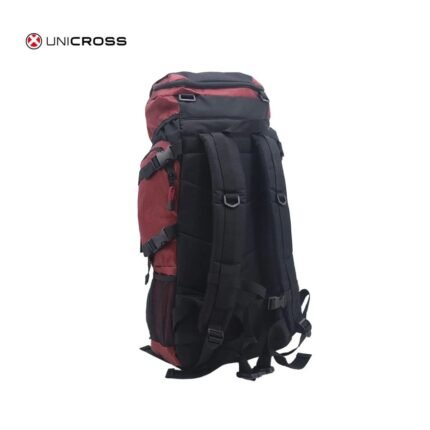 UNICROSS 62.5700004 Mochila Trekking 23" Bordó - espalda