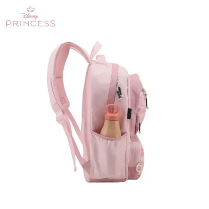 Mochila Disney Princesa 72.2000001 rosa - lateral con porta botella