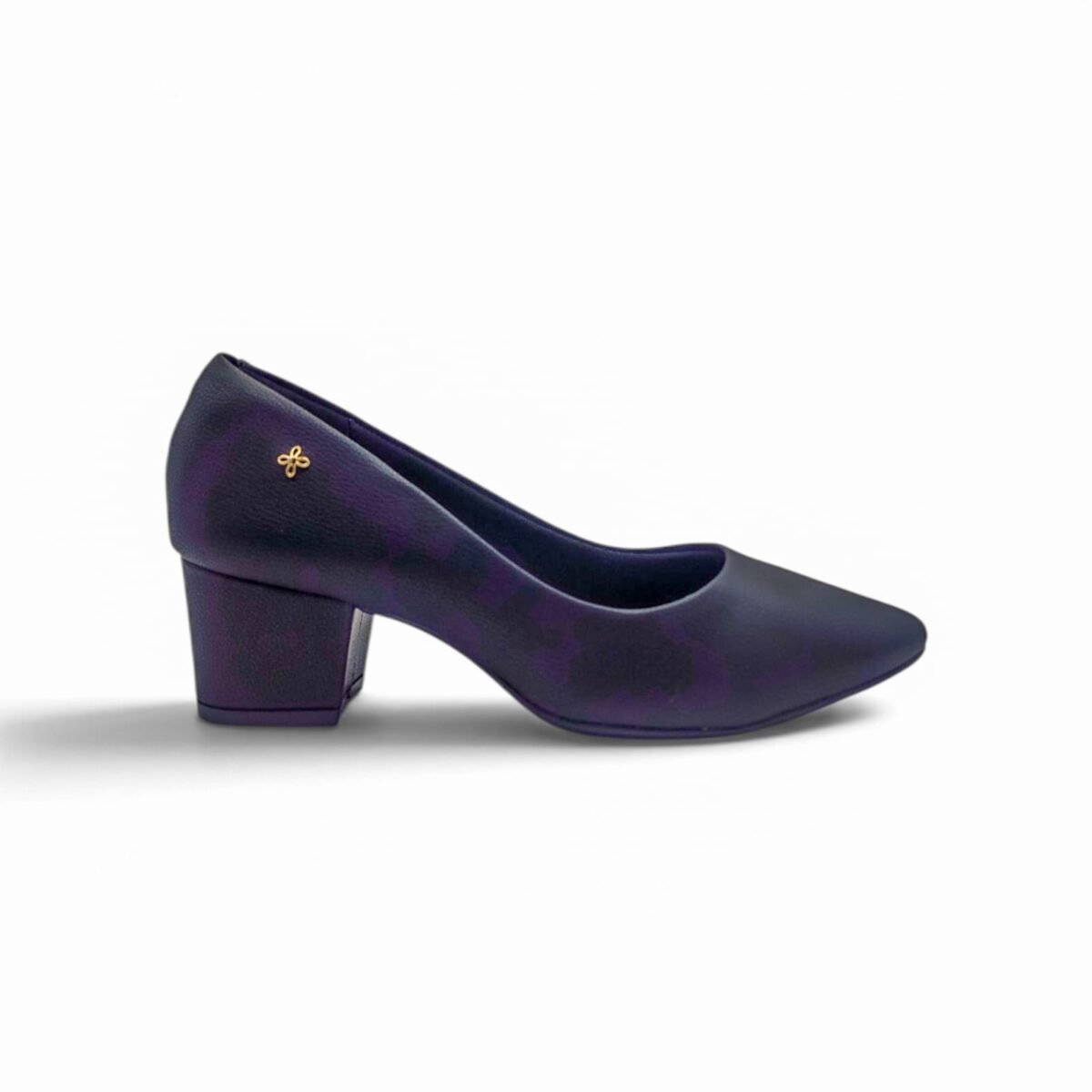 Zapato Softli 10033-10195 negro con taco cuadrado